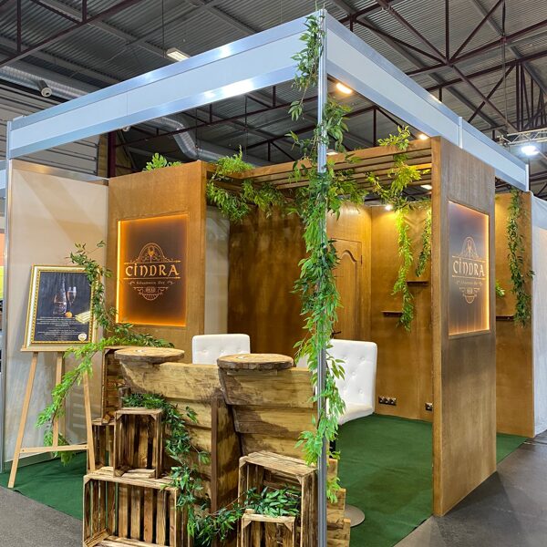 CINDRA booth for the 'Riga Food 2024' fair