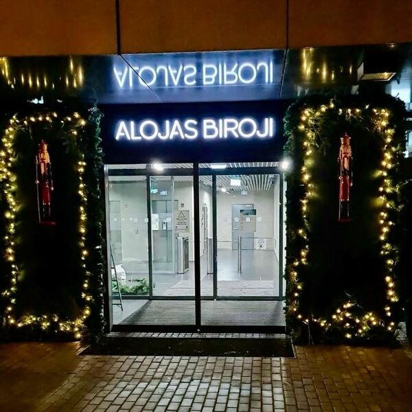 Christmas Decoration Project 2025 – Aloja Offices & Zaļā iela Office Building
