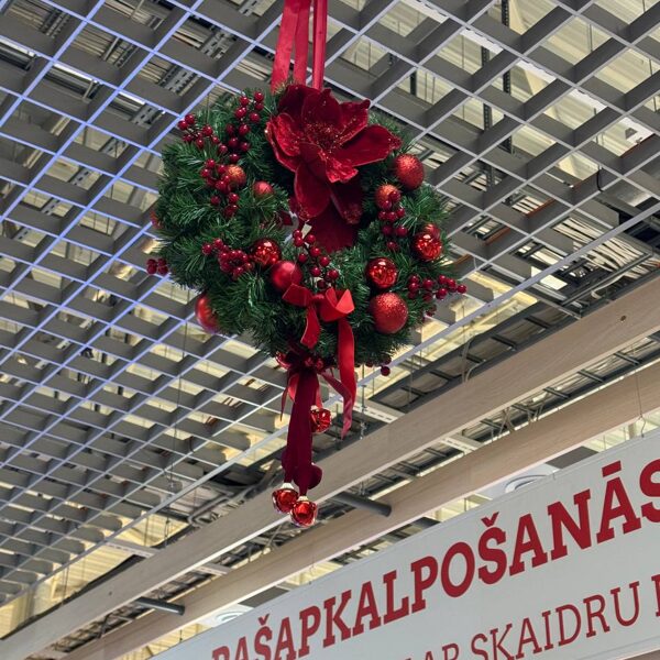 Christmas Decorations at Stirnu Shopping Centre 2025