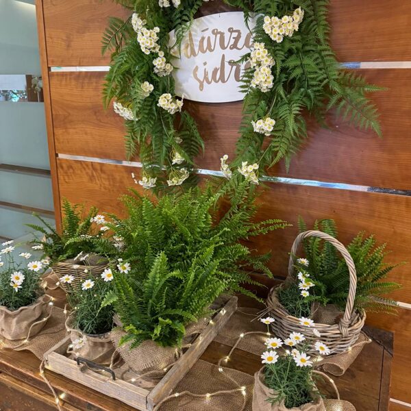 Midsummer solstice decorations for the "Cēsu alus" stand